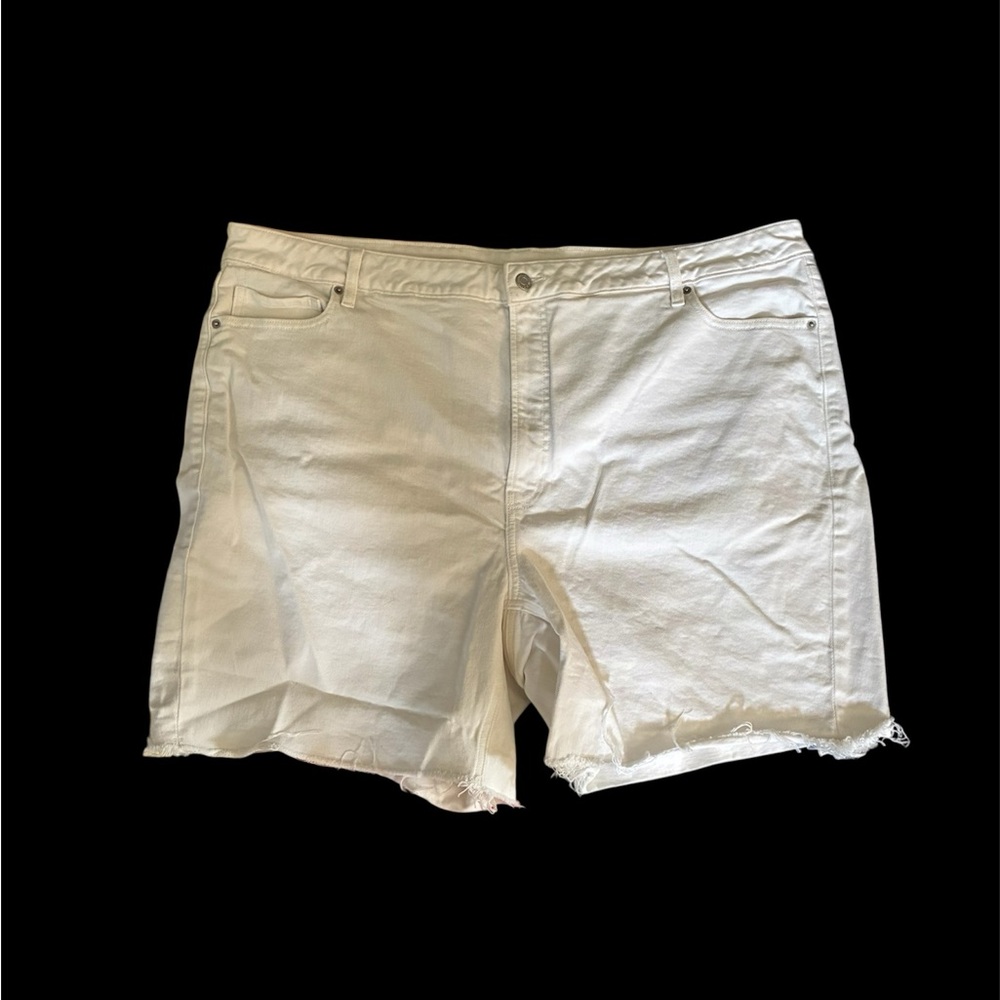 Old Navy White Cutoff Denim Shorts